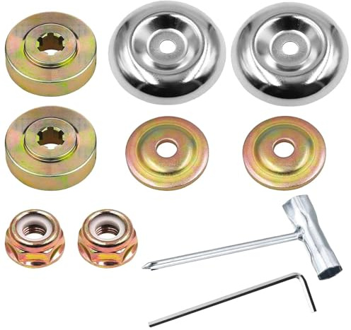 12PCS Derepuesto para Tuerca Desbrozadora TREABEAR, Accesorios para Cabezal Desbrozadora, Accesorios para Cortacéspedes, Kit Fijación para Cortacéspedes, Accesorios para Cabezal Desbrozadora Universal