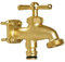 TERRE JARDIN Garten-Wasserhahn, Messing Wage – goldfarben