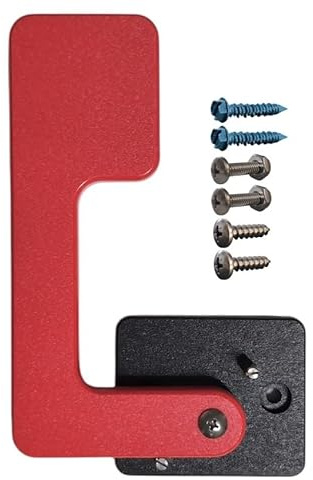 Cauff Mailbox Flag Replacement Kit, Heavy Duty Poly with Stainless Steel Mounting Hardware (Screw & Bolt Mount)