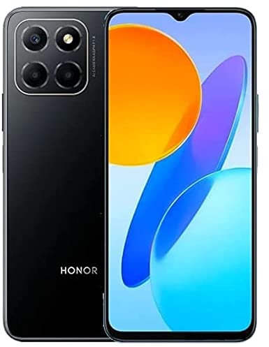 HONOR X6 4G Unlocked Smartphone 4GB 64GB, display LCD da 6,5 inch, fotocamera tripla da 50MP, batteria da 5000mAh, Android 12, MediaTek Helio G25, GSM NFC, doppia SIM, supporta scheda microSD, Nero