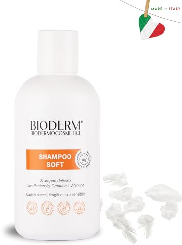 Bioderm Shampoo Soft 300 ml - Sanftes Shampoo für empfindliche Kopfhaut und erschöpftes Haar - Anti-Schuppen-Shampoo