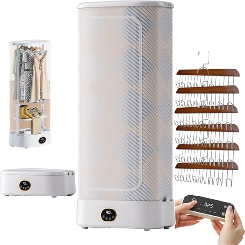 DPLXQPP Plancha Vapor Vertical Inalámbrica Automática 1000w,Vaporizador Ropa Colgante Plegable,con Control Remoto/Caja De Aromaterapia Incorporada,para Telas De Ropa