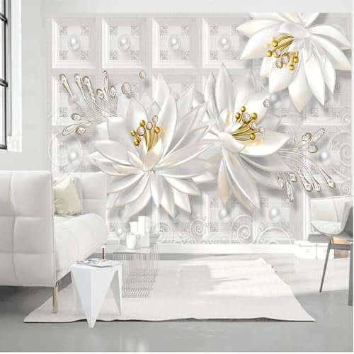MIXUEXUNLU Modern Fashion Mural Wallpaper 3D Relief Color Carved Photo Mural Living Room TV Sofa Background Wall