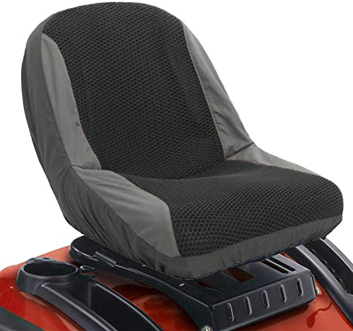Funda de asiento para cortacésped, funda de asiento transpirable para cortacésped artesanal, , funda de asiento de verano, resistente, 49 x 35 x 42 cm