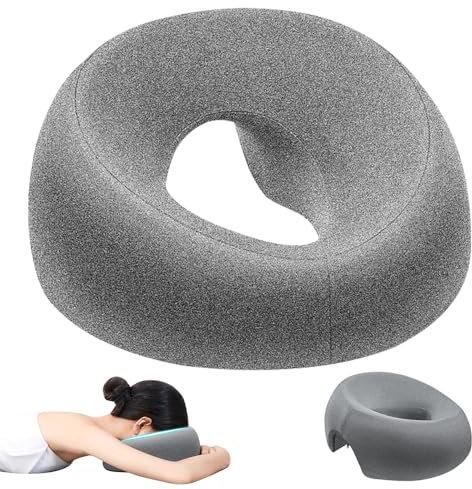 Foreverup Massage-Gesichtswiegenkissen, Massage Kopfstütze Für Das Bett, Massagekissen Kopf Loch, Massagekissen Mit Der Vorderseite Nach UntenU-förmiges Massage Kopfstütze, Für Spa Salon Massagebett