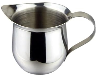 Såsskål Kreativ mjölkkanna i rostfritt stål med handtag Gräddkanna for kaffe, mjölk, såser, sallad Såskanna(150ml)