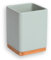 KOOK TIME Pot à Ustensiles de Cuisine en Céramique et Bambou - Porte-Couverts et Ustensiles pour un Rangement Pratique - Design Élégant en Vert Sauge - 10,5 x 10,5 x 15 cm