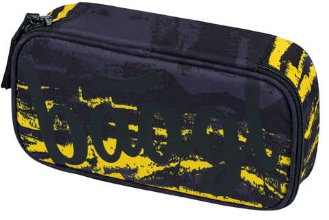 Baagl Federmäppchen für Jungen - Schulmäppchen für Schreibwaren - Schulsachen Federtasche, Kinder Federmappe, Etui für Schule (Dune)