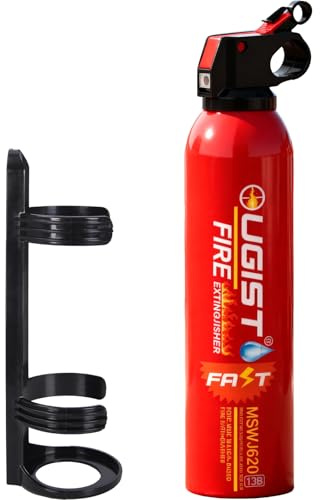 Ougist Feuerlöschspray (Aerosol) 620ml – Tragbarer Feuerstopp für Auto, Küche, Camping & Zuhause – Mini Feuerlöscher Spray, Wartungsfrei, Einfache Bedienung, Kein Manometer nötig (1 Stück)