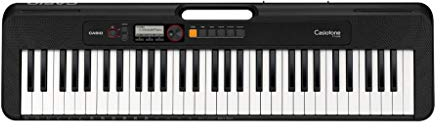 Casio CT-S200BK CASIOTONE Keyboard mit 61 Standtasten und Begleitautomatik, schwarz