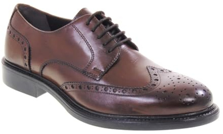 Valleverde Stringata Uomo 47861 in Pelle Marrone Modello Casual. Una Calzatura Comoda Adatta per Tutte Le Occasioni. Autunno-Inverno 2022. EU 40