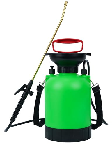 HYCHIKA Spruzzino Nebulizzatore 3 L, Spruzzino Acqua con Ugello Regolabile, Nebulizzatore Piante, Pompa Irroratrice a Spalla, Spruzzatore a Pressione Adatto per Cortili, Giardinaggio e Coltivazione