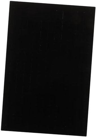 ORFOFE Coussinet en Mousse Noir pour Présentoir de Bijoux, Tapis Velours Léger pour Affichage de Bagues et Boucles D'oreilles, Insert de Boîte à Bijoux