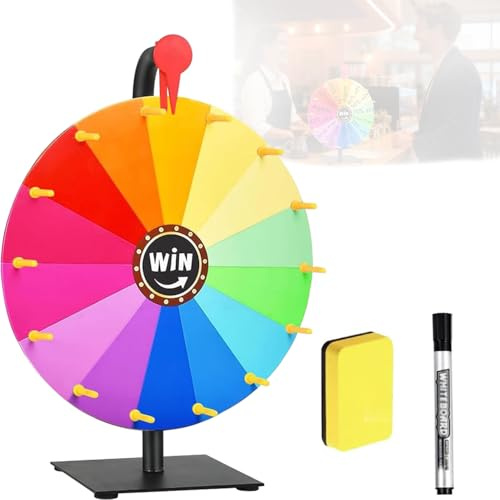 Mockotta Roue de la Fortune à Faire soi-même, avec Gomme pour Jeux de Mots, Halloween, Noël, Nouvel an