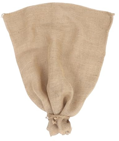 PAMINGONO Coperture in Iuta per Piante da Esterno 80x100 Cm con Coulisse, Sacchi Antigelo Riutilizzabili per Arbusti, Alberi da Frutto e Giardinaggio Invernale – Protezione Resistente