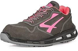 U-Power Red Lion Candy, Scarpe Antinfortunistiche Unisex, Scarpe da Ginnastica in Pelle Leggere, Flessibili, Antiperforazione, con Suola Infinergy, con Puntale in Alluminio (37)