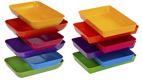 Betzold Materialschalen-Set aus treeNside-Material – 6er-Set Bastelschalen für Kita