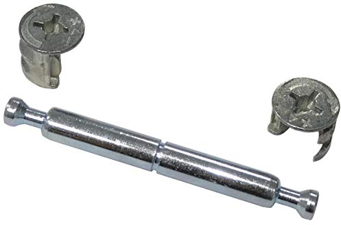 AERZETIX: 10 Ensembles Goujon ferrure raccord d'assemblage rastex Double Panneau Meuble 18mm 68mm C41522