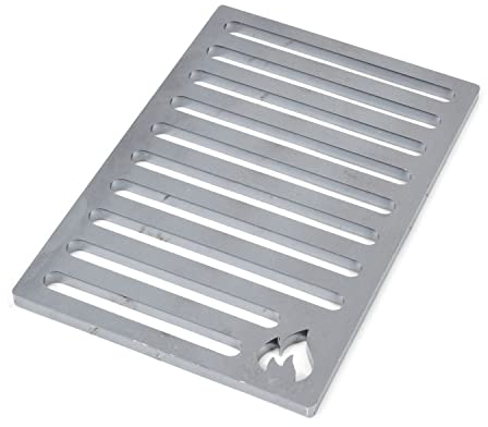 Grillrost.com Das Original Ofenrost 15x22cm aus massivem Stahl - Kein Guss dadurch Keine Bruchgefahr