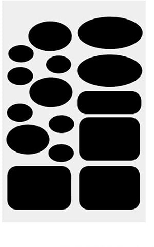 INF Selbstklebende wasserdichte Flicken für die Reparatur von Kleidung 15 Stk