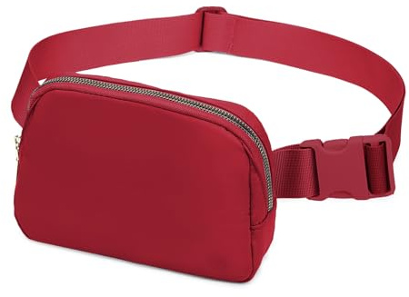 Miss LuLu Riñonera Deportiva Hombre y Mujer Impermeable Viaje Cinturón de Dinero Senderismo Ciclismo con Hebilla Ajustable