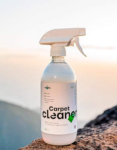 NANOTEQA Carpet Cleaner Spray - Pet Stain Remover - Self-Cleaning Nano Coating - Concentrated Formula - Eco-Friendly 500ml