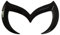 DLGJZS Auto Karosserie Embleme für MX-5 ND 2015-2024,ABS Zeichen Logo Aufkleber Badge Motorhaube und Kofferraum Namensschild Car Styling Zubehör 2er-Pack,A