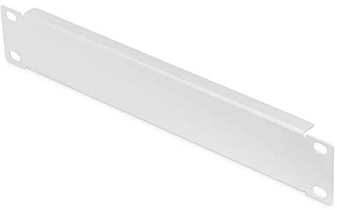 DIGITUS Couvercle Aveugle - 10 Pouces (254 mm) - 1U - Couvercle pour Armoire réseau - Panneau Aveugle - tôle d'acier - Gris