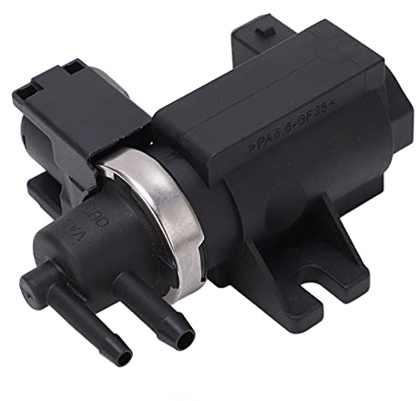 Car Turbo Pressure Valve, Car Boost Solenoid Valve 2 Pins 12V Turbo Control Valve CM5G 9F490 AA Replacement for Alfa Romeo 147 156 159 166 Other Accessories Other Accessories