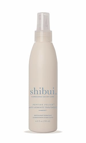 SHIBUI Peptide Polish Anti Humidity Treatment, Heat-Activated Shine & Color Protection, Vegan & Sulfate-Free, 6.5 Fl Oz