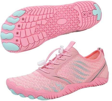 leryveo Loraxs Pro Chaussures Pieds Nus Femme | Respirantes Chaussures Orthopediques Femmes | Antidérapantes Barefoot Femme | Chaussures de Trail Légères pour Femmes La Randonnée La Marche