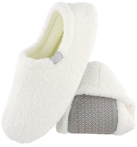 Women's Fuzzy Curly Fur Slippers Lightweight Breathable Memory Foam Loafer Slippers Winter Home Bedroom House Shoes (Cream White, Adult, Women, 5, Numeric Range, UK Footwear Size System, 6, Medium)