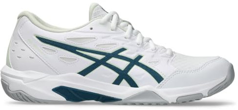 ASICS Women's Gel-Rocket 11 Volleyball Shoes, 9, White/Ink Teal