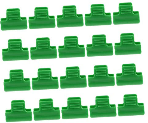 TOGEVAL 40 Piezas Clips para Invernadero Abrazaderas de Plástico Duraderas para Fijar Película Sombreado Jardín y Huerto Accesorios para Estructura y Protección de Plantas