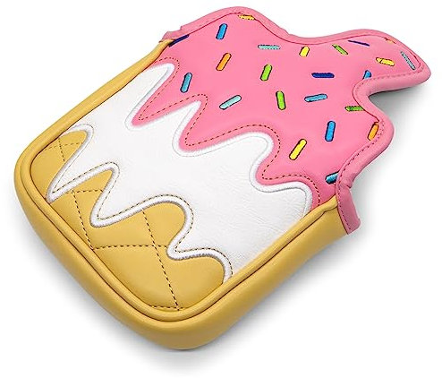 Golfschlägerhauben mit Stickerei, Eiscreme-Schlägerhaube, Fairway-Holzabdeckungen, Hybrid-Kopfbedeckungen, Putter-Schlägerhauben