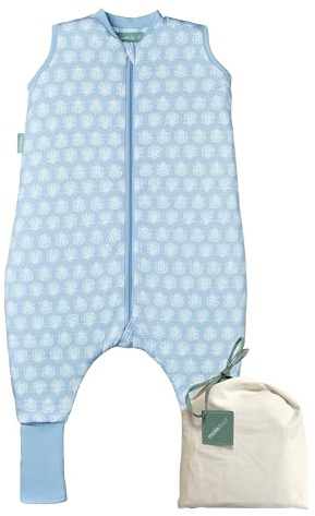molis&co - Pijama Manta con Calcetines Antideslizantes 1.0 TOG - 70 cm (1 año) - Ideal para Primavera y otoño - 100% algodón (Oeko-Tex 100) - Lotus