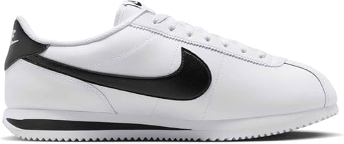 NIKE Cortez, Sneaker Hombre, Blanco Y Negro, 44.5 EU