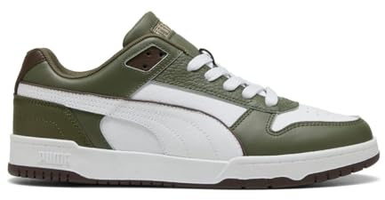 PUMA Unisex RBD Game Low Sneaker, Loden Green White-Chocolate, 9.5 UK