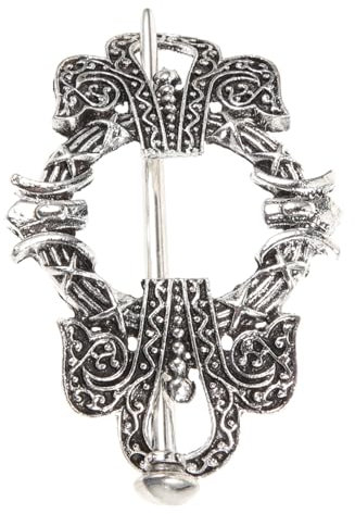 COLLBATH Fermaglio per Chioma Vintage in Metallo Argento Decorativo per Tenere i Capelli Donna Stile Antico Adatto per Feste e Uso Quotidiano