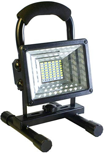 CAFIEDR Work Light LED Portable Work Light, Rechargeable Security Floodlight, Cordless Remote Control Outdoor Camping Light, IP65 Waterproof Construction Spotlights