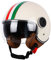 Casco Jet, Casco Moto Classico Per Uomo E Donna Con Doppia Visiera, Casco Retro Portatile Caschi Jet Mezzi, Casco Jet Per Scooter, Certificato ECE/DOT A,55-62cm