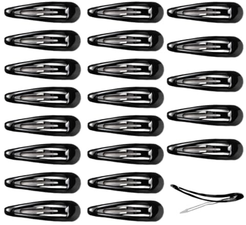 COYUN 20 Piezas Pinzas de Pelo Niña Metal, Clips de Pelo a Presión Antideslizantes 5cm,Pinza para el Cabello Accesorios, Pernos de Pelo, Clips de pelo Ideal para Cabello para Niñas Mujer(carey)