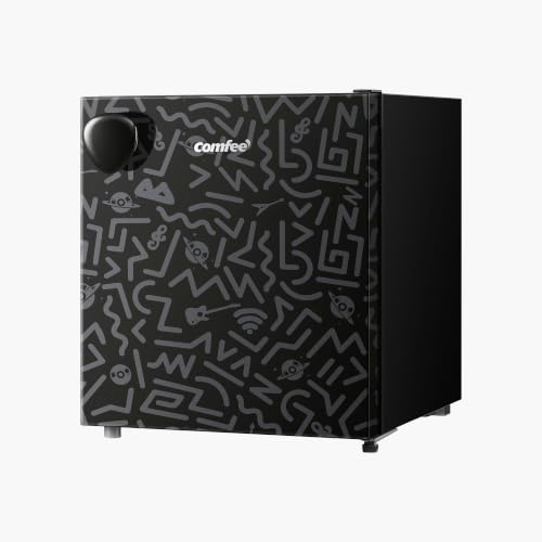 COMFEE' 43L Refrigerador Mini Compact, Una Puerta, Chill Box (-6~0℃), Negro