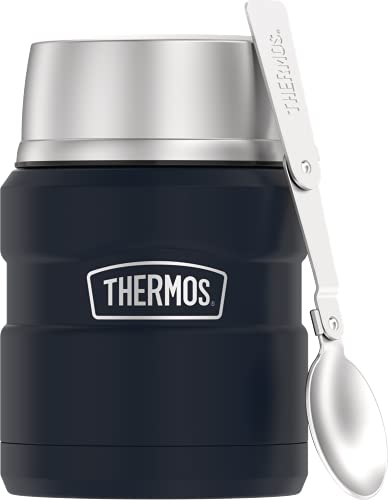 Thermos SK3000MDB4 Stainless King Food Jar, 16 Ounce, Matte Blue