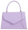 fi9® BNWT - Borsa a tracolla in pelle verniciata, stile retrò, ideale per matrimoni e feste, Lilla, medium