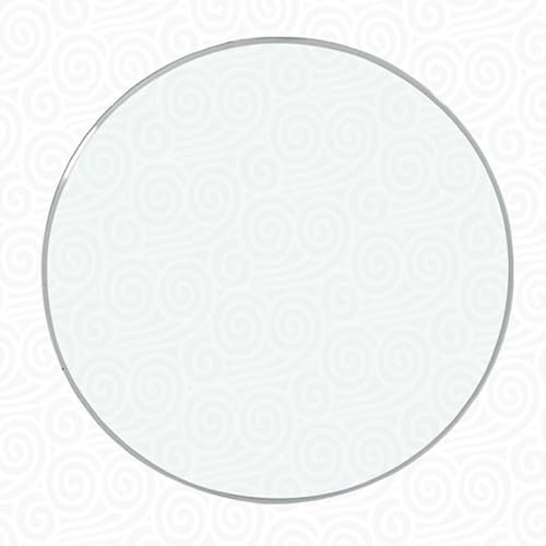 Tischplatte Rund 80 cm Rund Glasscheibe Tischplatte Glasplatte Tisch 8MM (Size : Ø 45cm(18Inch))