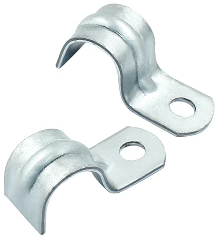 Biaungdo M12 1/2 Inch Rigid Pipe Strap, 30 Pcs, Zinc Plated Steel