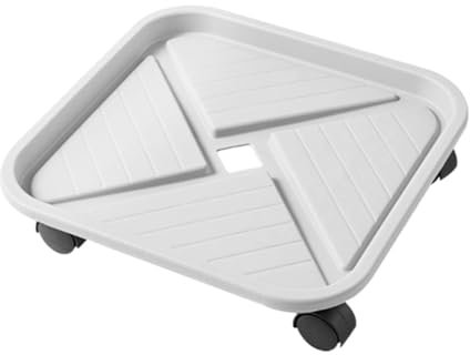 Carrito de flores móvil con ruedas de 20 cm para interiores y exteriores, bandeja de asiento bajo, herramienta de jardín para mover y mostrar plantas fácilmente