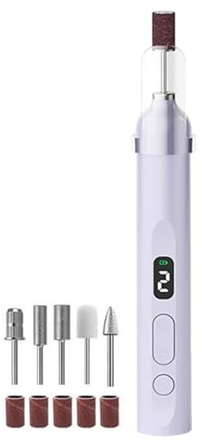 Ponceuse à Ongles Électrique Appareil de Manucure Rechargeable Silencieux