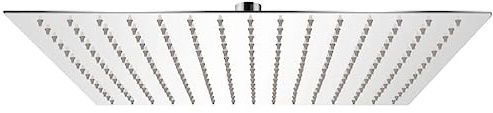 vidaXL Duschkopf 40x40cm Eckig Kopfbrause Regendusche Regenbrause Brausekopf
